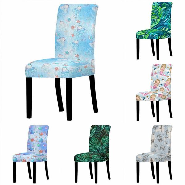 

chair covers floral print spandex stretch elastic seat cover slipcovers for dining room wedding banquet el kitchen office