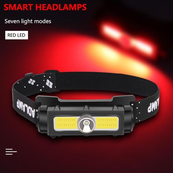 

headlamps 7-levels recharging headlight headlamp for outdoor sports camping fishing