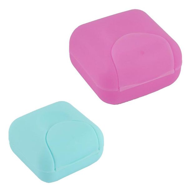 

plastic travel hiking mini soap dish box holder case container