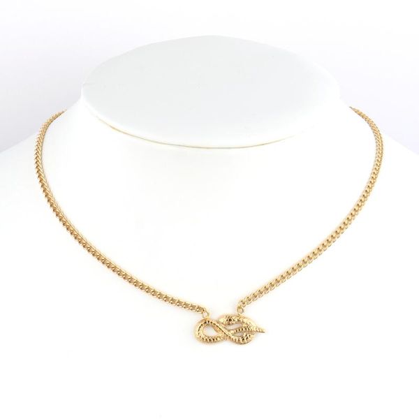 

chains punk women stainless steel necklace long pendant for snake double layer jewelry gift, Silver