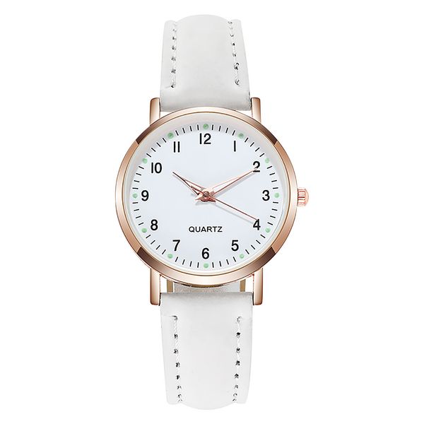 

women casual wild belt watch ladies generous temperament wristwatches party dress matching items 2021 montre de luxe color4, Slivery;brown