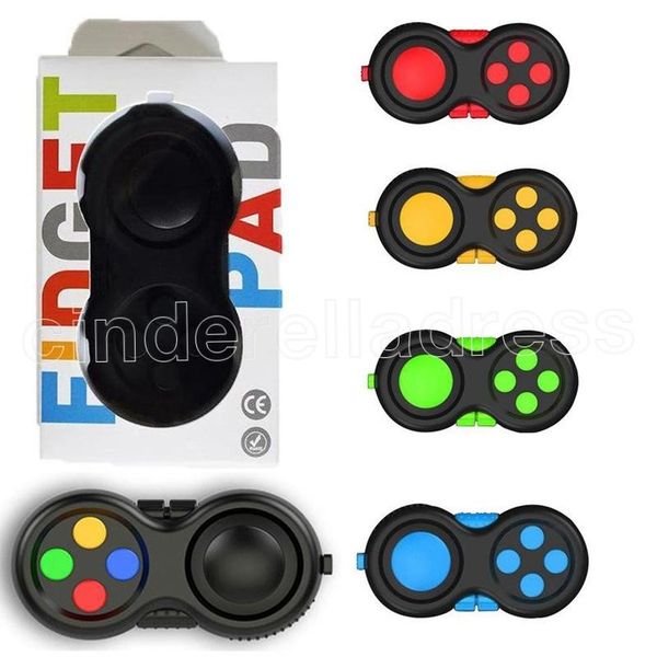 

fidget pad second generation fidget hand shank game controllers finger toys decompression anxiety toys dhl shipping