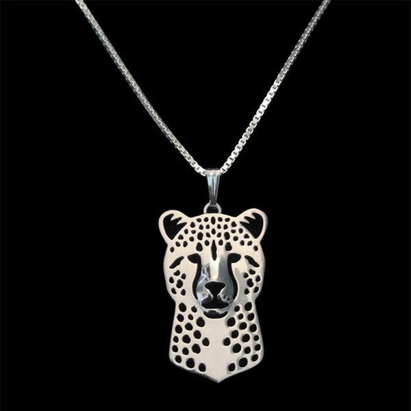 

pendant necklaces women's jewelry cheetah lovers' metal animal drop, Silver
