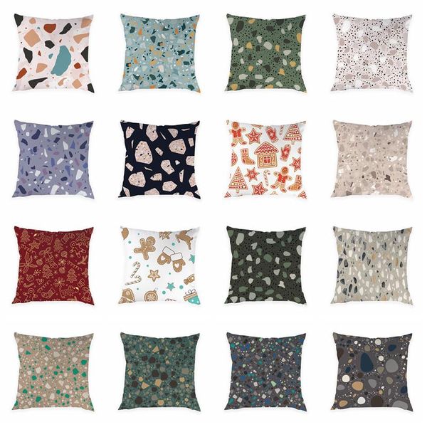 

cushion/decorative pillow printed cushion cover peach skin decorative covers living room decor for sofa bedroom home accessories