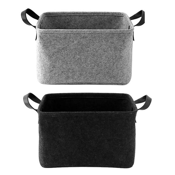 

storage bags felt bin collapsible & convenient box organizer with carry handles bedroom socks