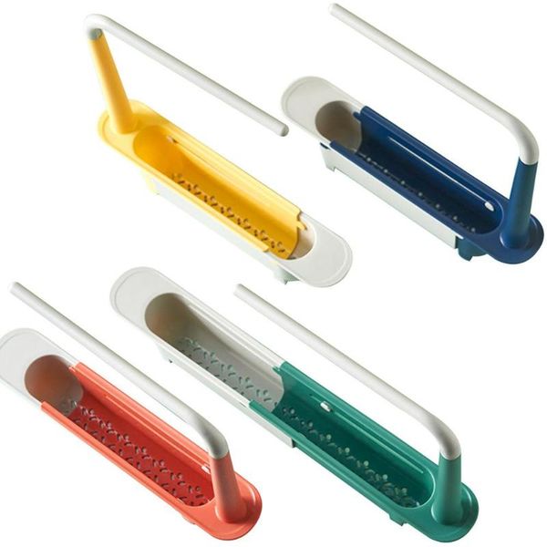 

kitchen storage & organization sink holder organizer adjustable sponge soap shelf racks drain filter basin