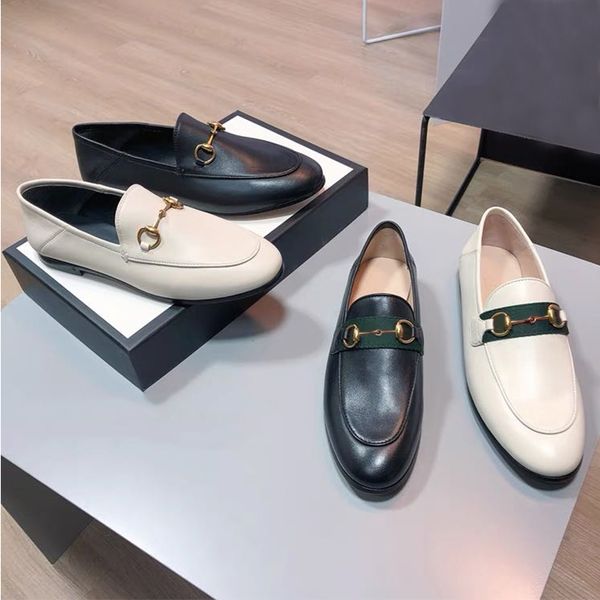 

womens dress shoes casual fashion flat shoe beautiful genuine leather wedding party business formal loafer social multi colors choose [with, Black