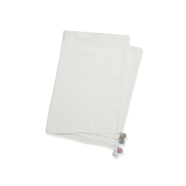 

100x70cm baby muslin receiving blanket with cute balls infants swaddling wrap u50f