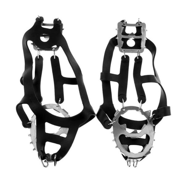 

cords, slings and webbing outdoor 18 tooth silicone crampons steel mountaineering rock climbing skid ice cover shoe j9d3