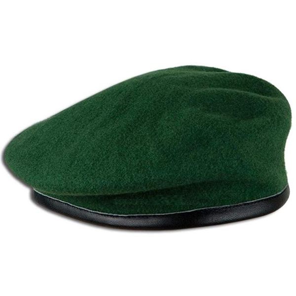 

berets wool army, Blue;gray