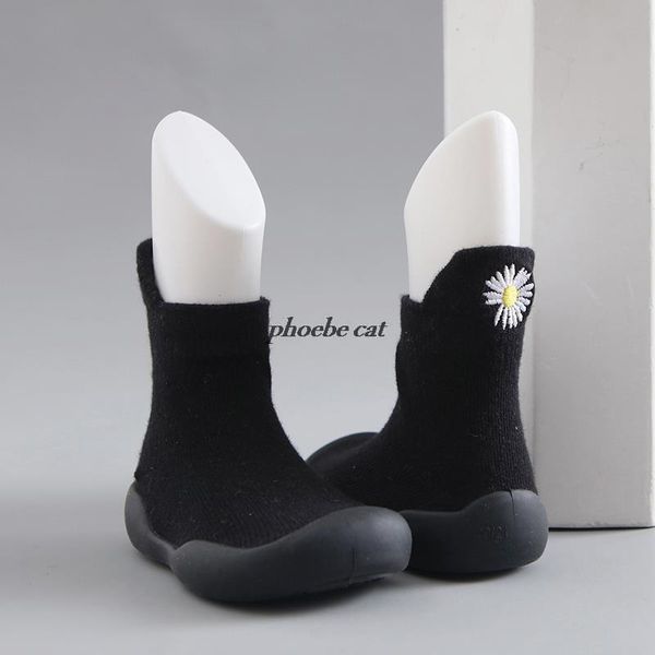 

first walkers infant boys anti-slip baby shoes girls socks toddler kids soft rubber sole shoe knit booties