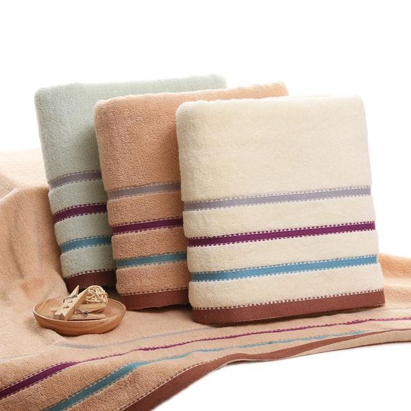 

towel 70*140 long-staple cotton four-break large bath soft absorbent gift