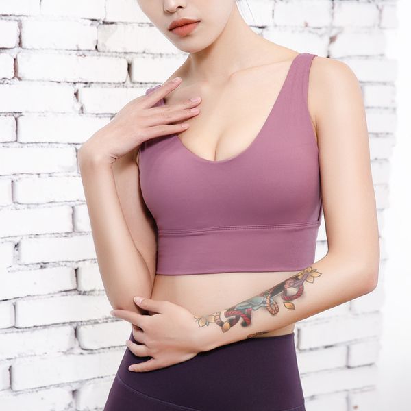 

2021 semless sports br fitness women rcerbck running crop pink workout pdded yog br high impct ctivewer, Black;white