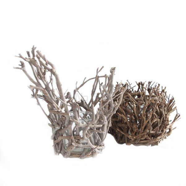 

candle holders antique ornaments, tree branches, bird's nest decoration, tea cups, christmas ornaments