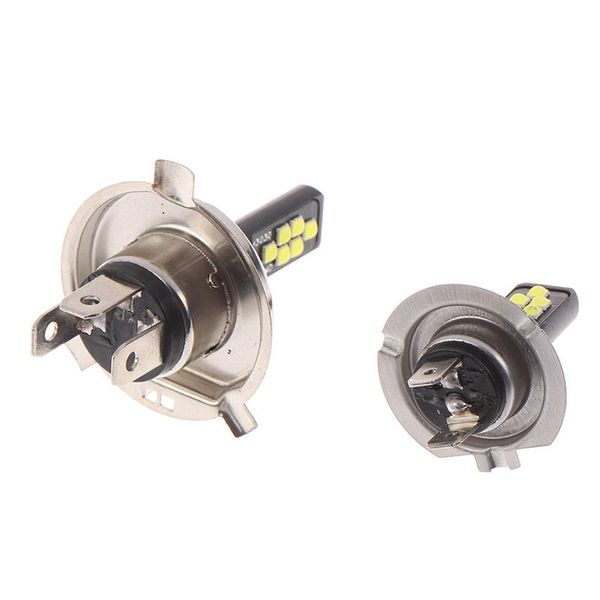 

car headlights 1pc h4 h7 led headlight kit bulbs high low beam 6000k white lighting ip67 waterproof auto fog lights bulb