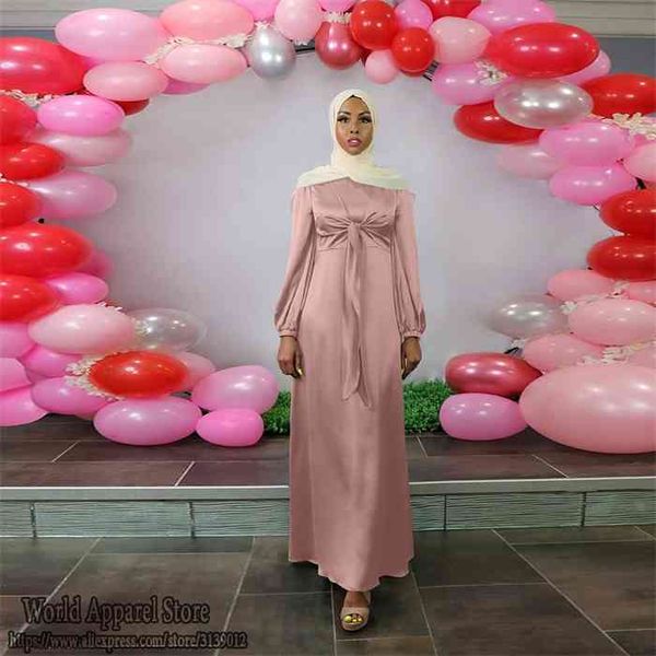 

ramadan eid mubarak kaftan dubai abaya turkey muslim women hijab satin dress islam caftan marocain dresses vestidos robe femme, Red