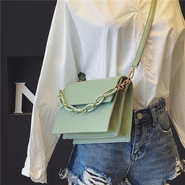 

solid color flip tote bag 2021 fashion new quality leather women's designer handbag travel shoulder messenger bag phone purses