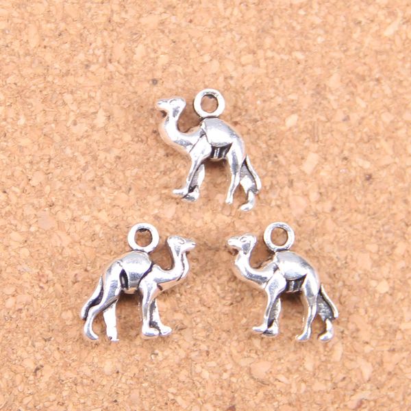 71 pz Argento Antico Placcato Bronzo Placcato bel cammello Charms Ciondolo FAI DA TE Collana Braccialetto Risultati Del Braccialetto 15*14mm