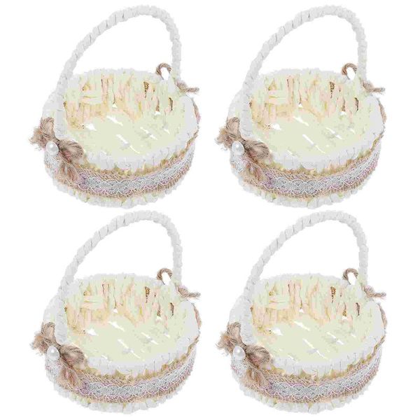 

waste bins 1 set adorable decorative mini basket lovely po props