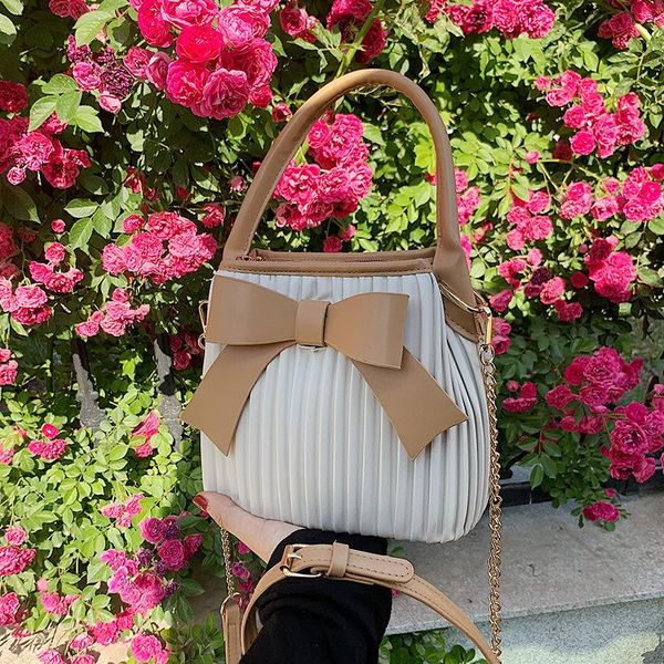 

evening bags high-quality ladies brand designer gentle wind sweet handbag 2021 bow shoulder bag korean fashion trendy messenger