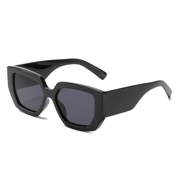 

sunglasses doisyer fashion retro square female trend wide leg male polygon, White;black