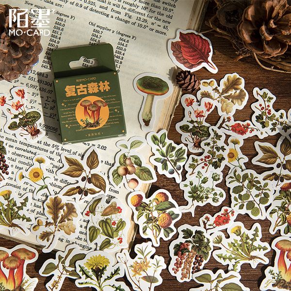 

3pieces/lot 45pcs/box retro forest decorative adhesive tape masking tape for stickers scrapbooking diy stationery tape 2016