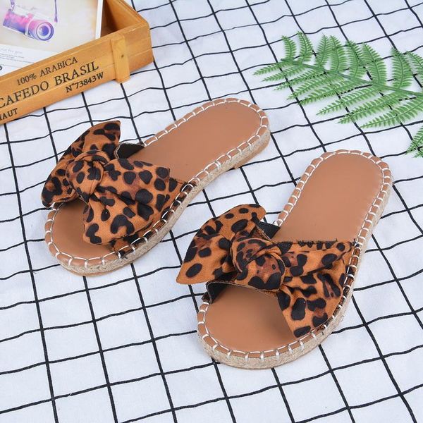 

slippers women slip on bow summer beach flat mule shoes female non-slip fashion, Black