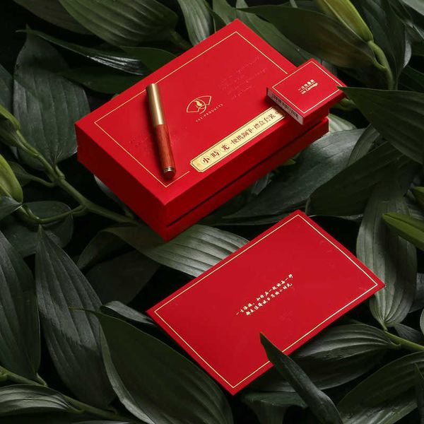 

point germany fine high-end exquisite small pocket wood fountain with box, pen gift