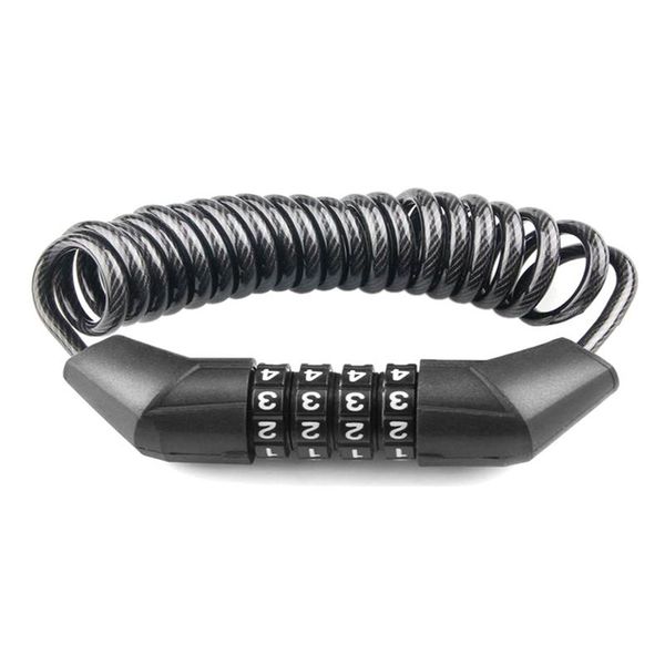 

bike locks bicycle lock steel cable chain security password anti-theft combination number code portable