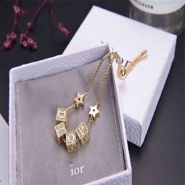 

aaa designer jewelry new bracelet design letter brass classic couple 7vuo, Silver