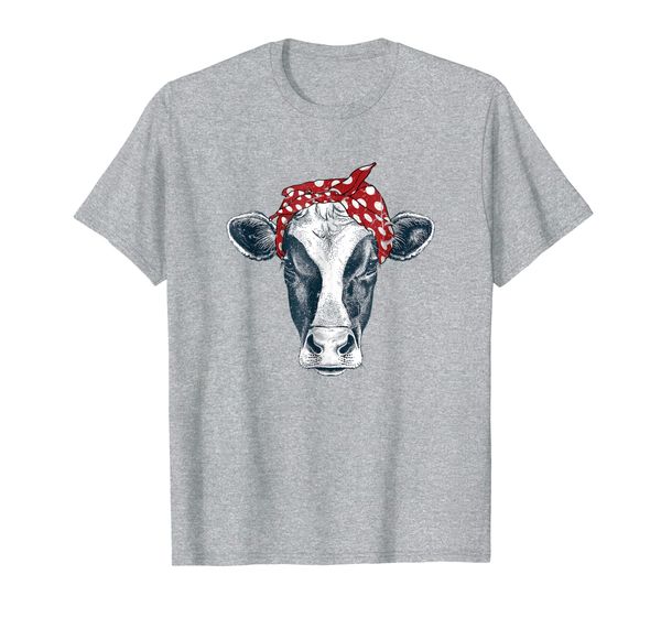 

cow shirts - a cute heifer t-shirt with red bandanna, White;black