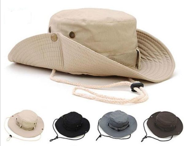 

2021 new arrival casual ourdoor sunshade hat cap homburg travel fishing west cowboy fashion bucket hats for men, Blue;gray