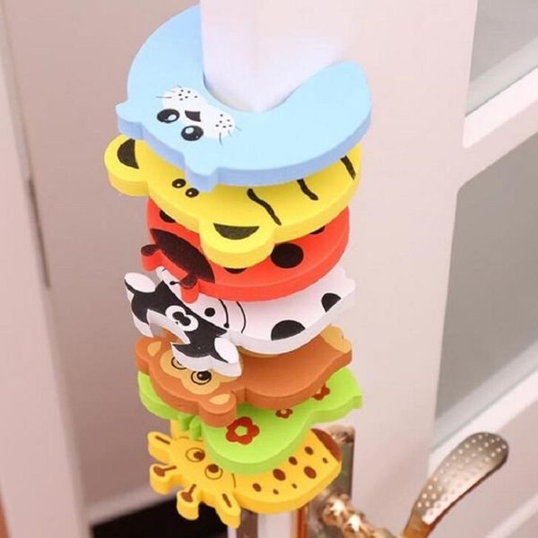 

corner&edge cushions 5pcs/lot kids baby cartoon animal jammers sedge corner guards door ser holder lock safety finger protector tym0