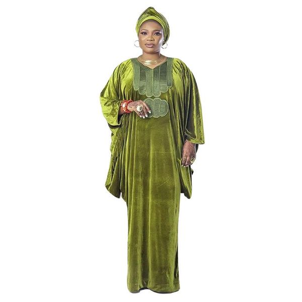 

ethnic clothing african dress for woman velvet fashion abaya dubai muslin long robe islamic plus size, Red