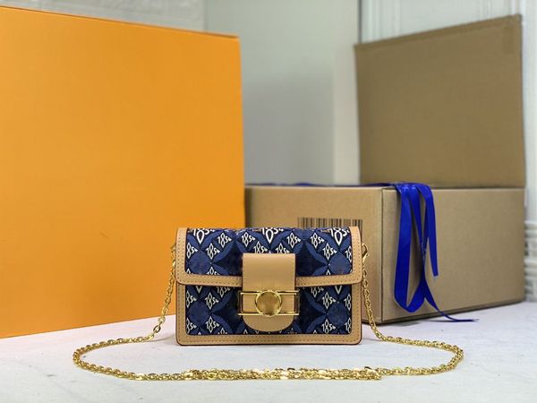 

designer luxury 2021ss portefeuille dauphine m69992 reverse chain shoulder bag since 1854 size:18.5 x 12 x 5cm