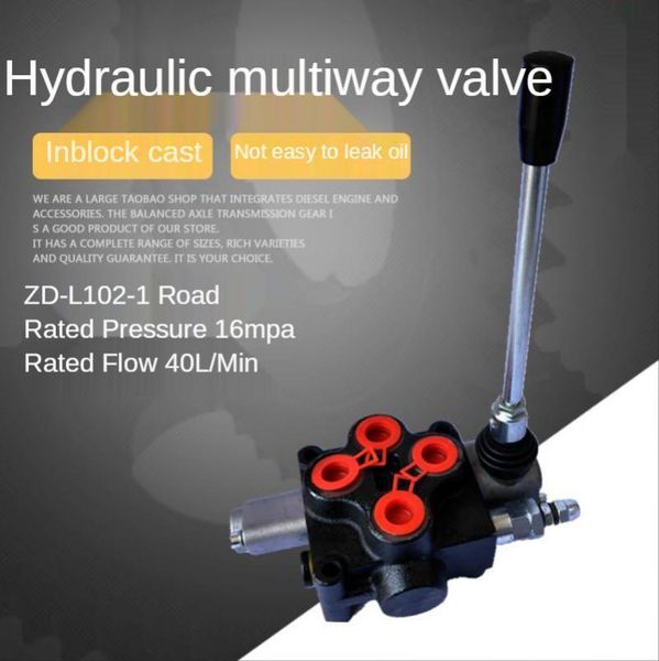 

hydraulic tools multi-way valve directional mechanical cylinder motor distributor zd-l102 control