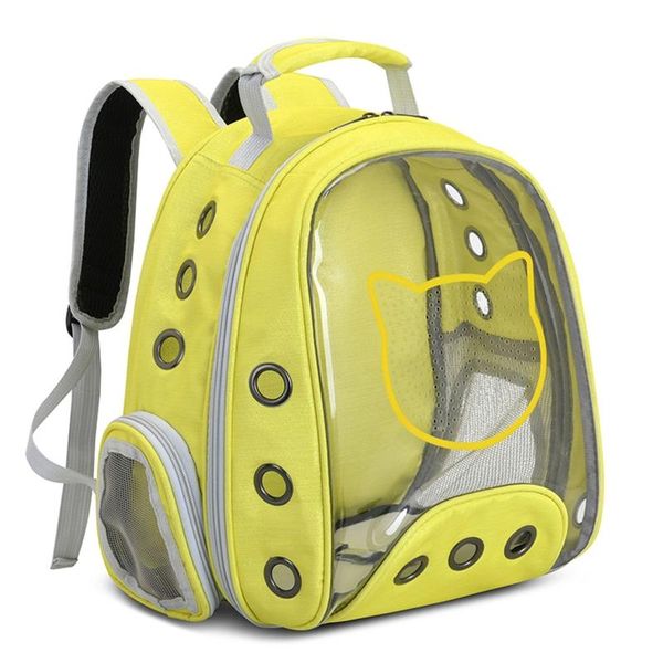 

backpack transparent space pet breathable panoramic cat dog astronaut 50ld