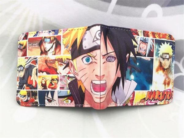 

wallets naruto men faux leather wallet coin purse id/ holder, Red;black