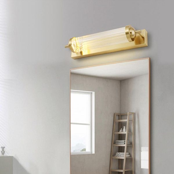

wall lamp nordic led gold glass luxury lighting fixture sconce mirror bathroom kitchen hallway aisle bedside decoration light