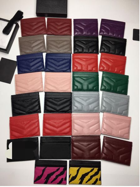 

2022 new trend card bags men's and women's sheepskin bag mini wallet leather coin purse pocket inner slot pocket, Brown;gray