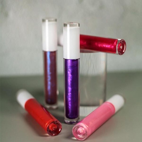 

lip gloss 20 colors to choose from pearl shimmer moisturizing private label custom fish scale polarized shiny lipstick