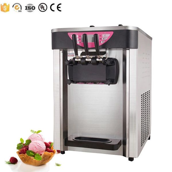 

ice cream making machine commercial 2 + 1 mixed flavor desksoft mini milk shake