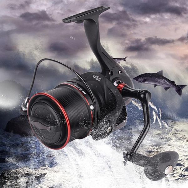 

baitcasting reels 14bb super big long s fishing reel 10000 series cnc handle metal spool sea surf cast spinning saltwater distant wheels