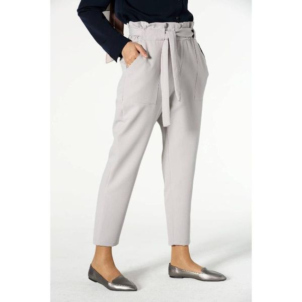 

women's pants & capris hijab belted, Black;white