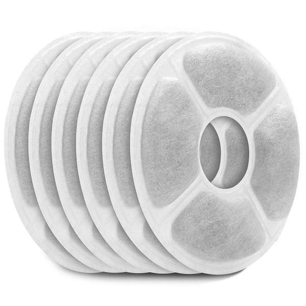 

carbon replacement filters for pet fountain - 6 packs concentrated carbon technology filters for mospro cat and dog automatic fl