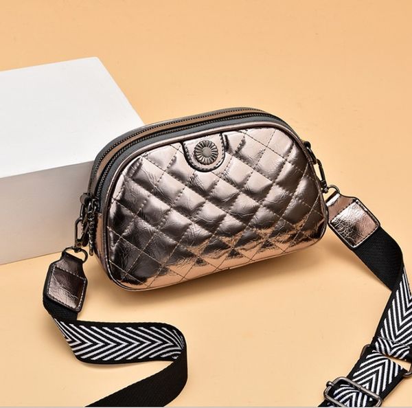 

summer 2021 fashion female bags small fragrance texture rhombic crossbody bag