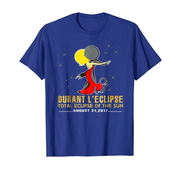 

funny durant 'eclipse dancing total solar eclipse t-shirt, White;black