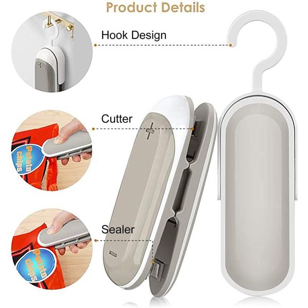 

bag clips portable mini plastic heat sealing machine handheld for poly kitchen storage and organization items