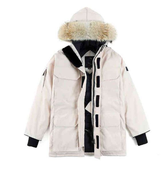 

luxury down goose vt et's canadian style mens digner et men and women winter men and womenwarm loose coat, Black