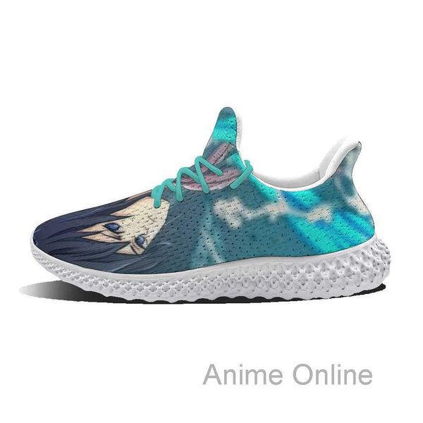 

spring tomioka giyuu fresh pattern outdoor flat running shoes